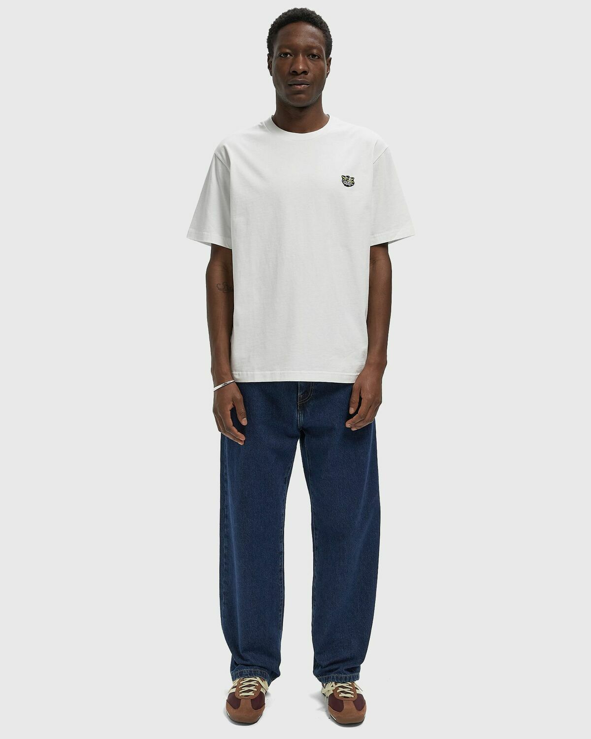 Kenzo GOTS WILD TIGER CLASSIC TEE White Mens Shortsleefe