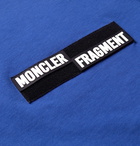 Moncler Genius - 7 Moncler Fragment Oversized Logo-Appliquéd Cotton-Jersey T-Shirt - Blue