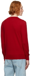 Vivienne Westwood Red Orb Round Neck Sweater