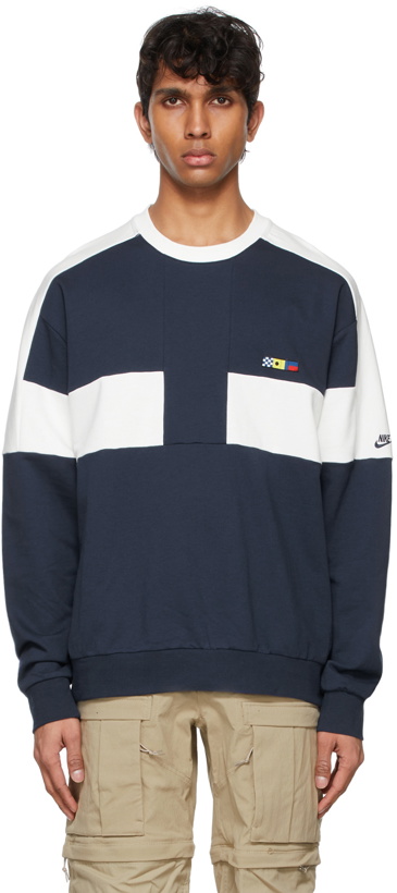 Photo: Nike Navy Sportswear Reissue Crew Sweatshirt