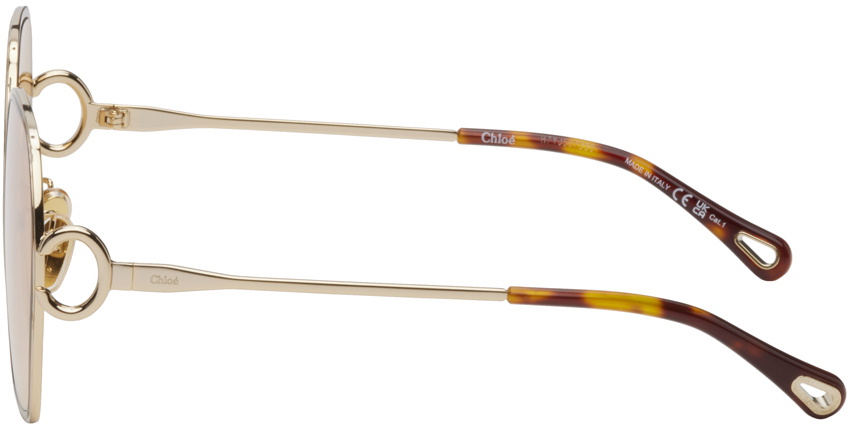 Chloé Gold Austine Sunglasses Chloe