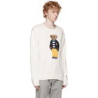 Polo Ralph Lauren White Bear Sweater