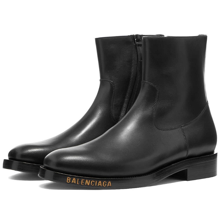 Photo: Balenciaga Logo Boot