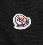 Moncler - Cotton-Piqué Polo Shirt - Men - Black