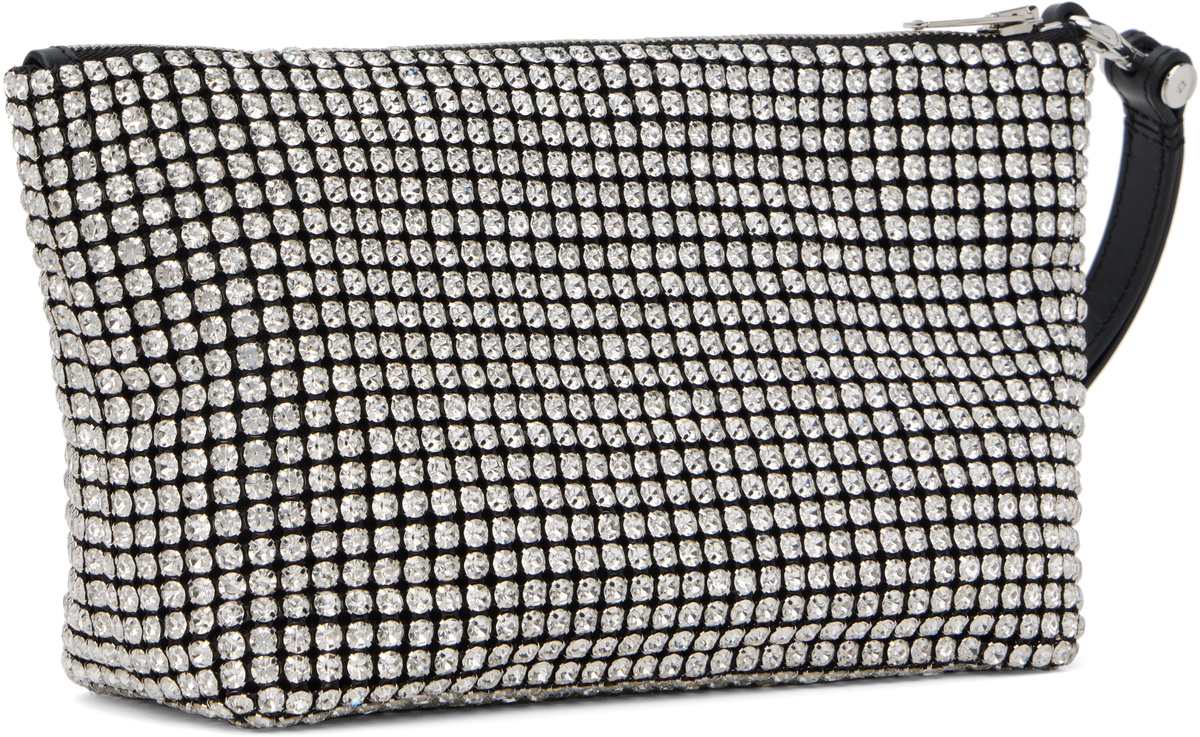 Alexander Wang Silver Heiress Wristlet Pouch