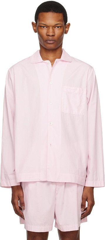 Photo: Tekla Pink Oversized Pyjama Shirt