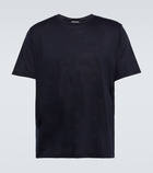 Saint Laurent - Wool and silk jersey T-shirt