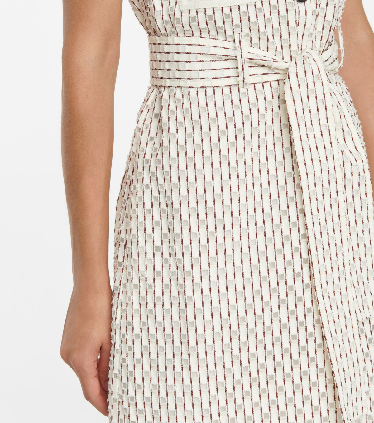 Victoria Victoria Beckham - Checked cotton-blend minidress