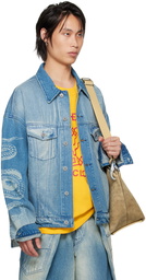 LU'U DAN Blue CLOT Edition Denim Jacket