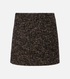 Blazé Milano Coci wool-blend tweed miniskirt