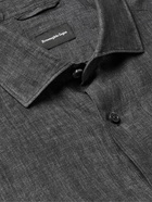 ERMENEGILDO ZEGNA - Linen Shirt - Gray