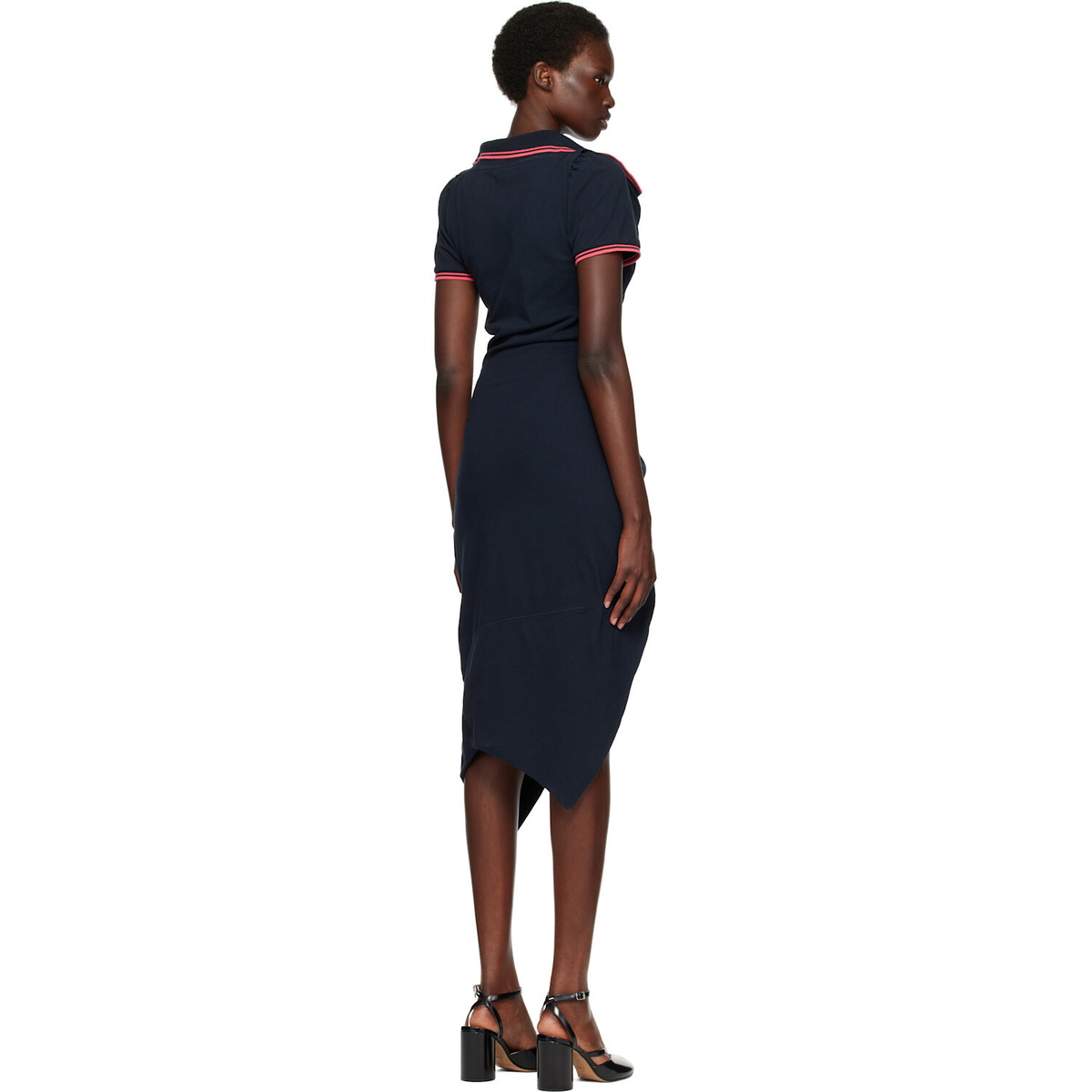 Vivienne Westwood Black Long Monday Pulling Midi Dress