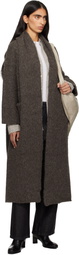 Lauren Manoogian Gray Long Shawl Cardigan