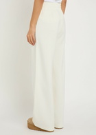 Varley The Extra Wide Leg 32 Stretch-jersey Sweatpants Ecru