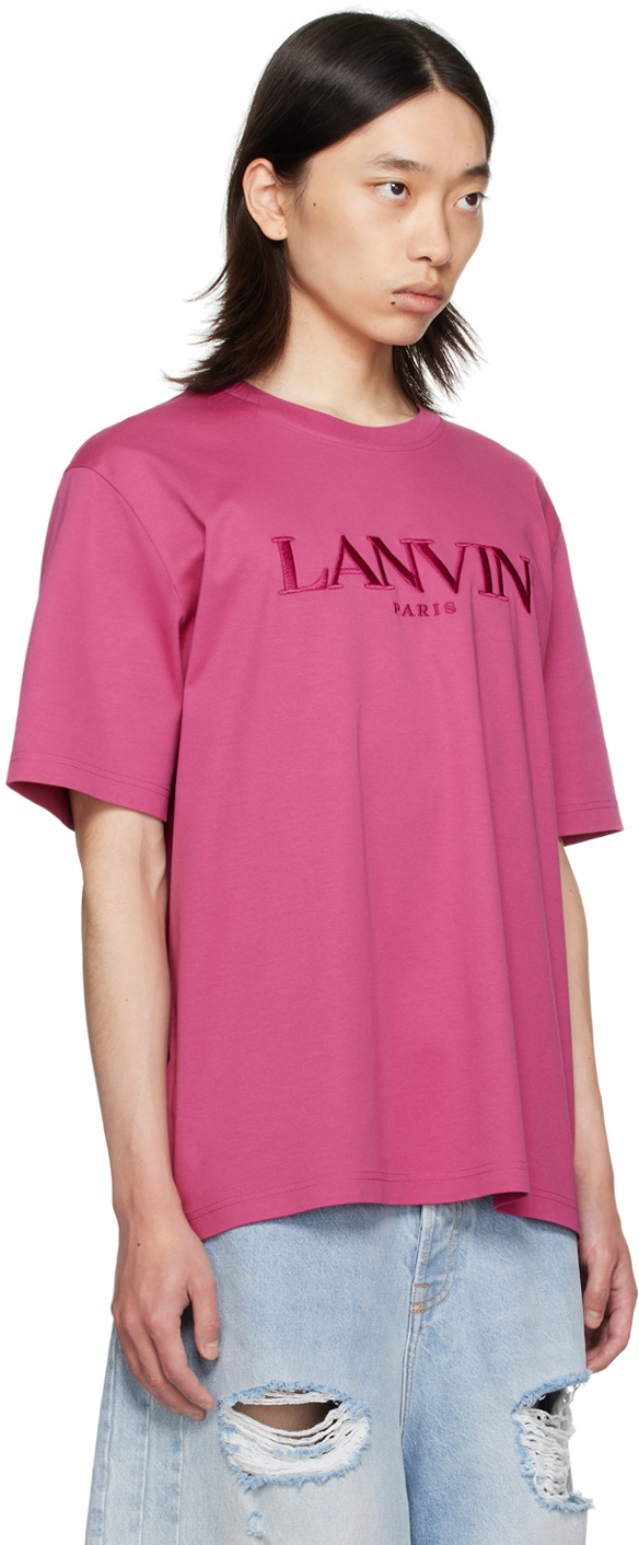 Vintage Lanvin embroidered popular logo top