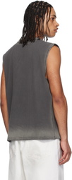 COOR Gray Faded-Wash Crewneck Tank Top