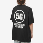 Vetements Men's 5G Logo T-Shirt in Black