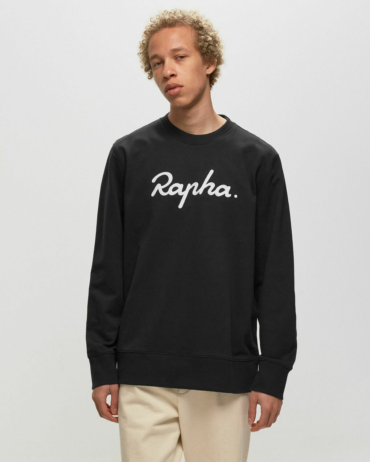 Rapha Logo Sweatshirt Black Sweatshirts Rapha