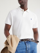 Polo Ralph Lauren - Logo-Embroidered Cotton-Piqué Polo Shirt - White