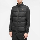 Fred Perry Men's Insulated Gilet in Black