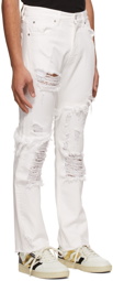 Just Cavalli White Distressed Jeans