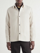 Mr P. - Herringbone Cashmere Overshirt - Neutrals