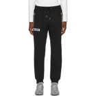 Helmut Lang Black Logo Lounge Pants