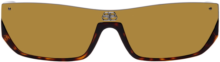 Photo: Balenciaga Tortoiseshell Shiny BB0080S Sunglasses