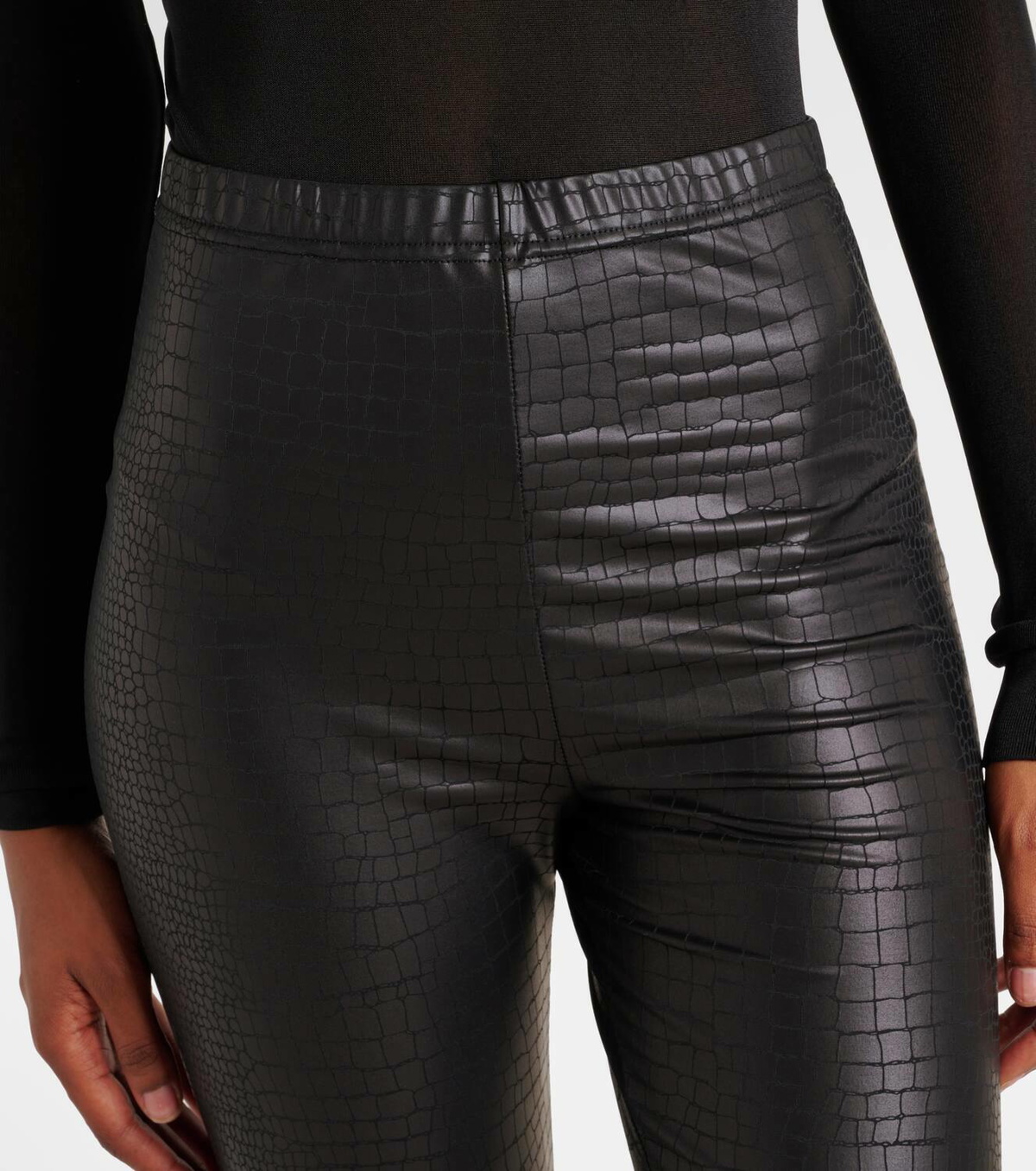 Junya Watanabe Snake-print leggings