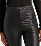 Junya Watanabe Snake-print leggings