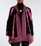 Pucci Fiamme wool cape