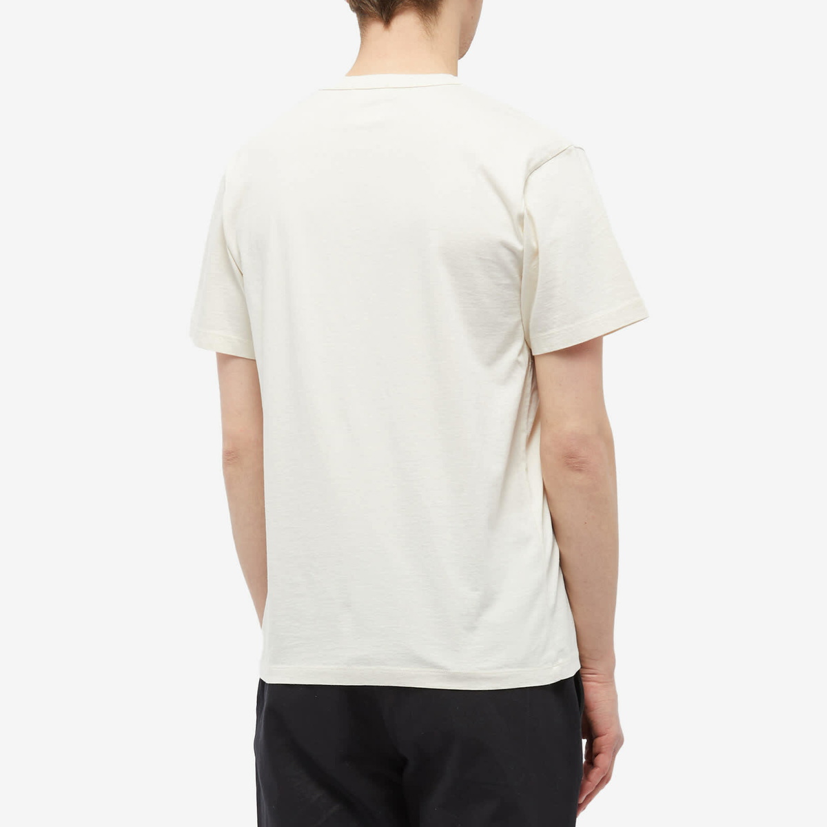 Maison Kitsuné Men's Cafe Kitsune Classic T-Shirt in Latte