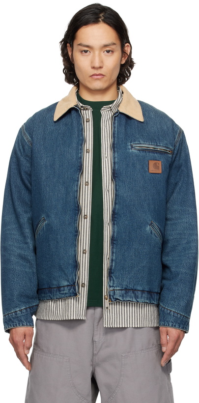 Photo: Carhartt Work In Progress Blue OG Detroit Denim Jacket