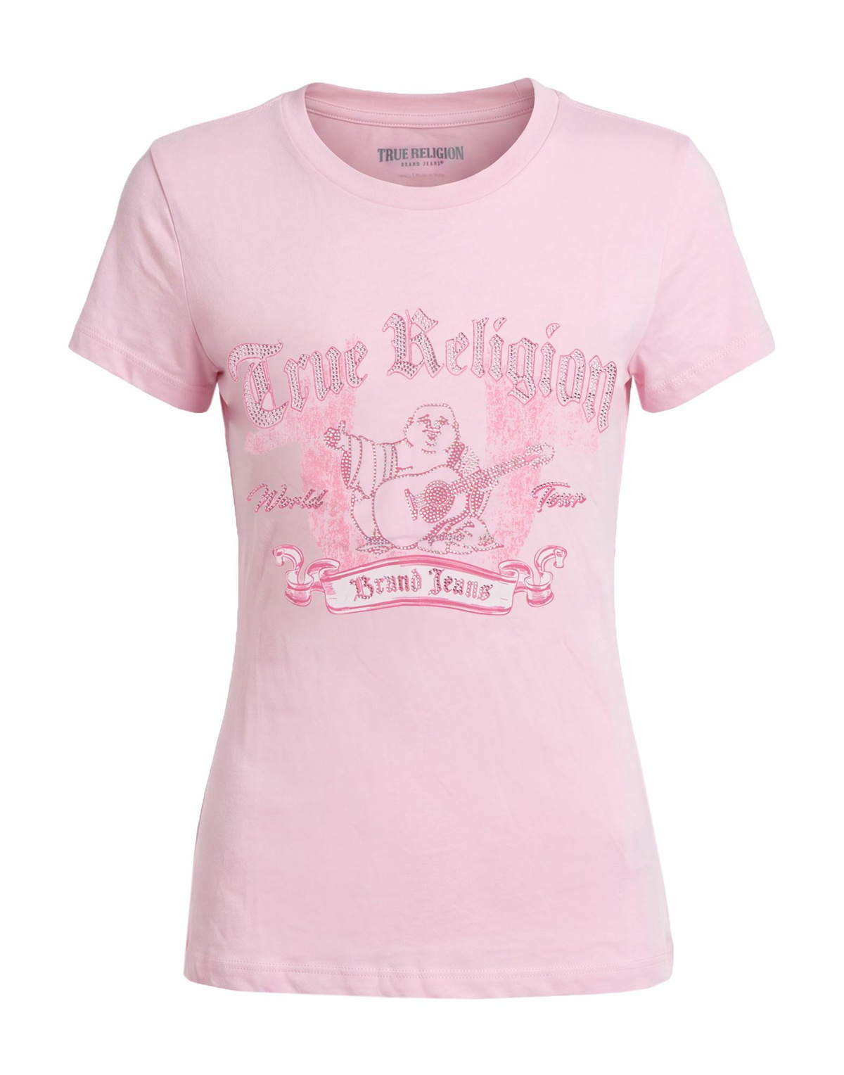 True Religion Womens T-shirt in Pink