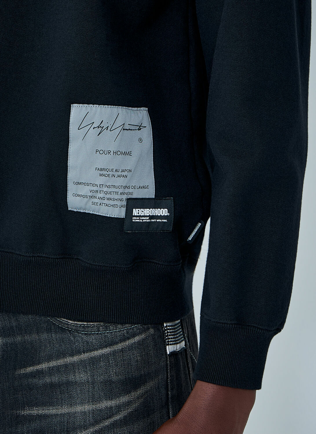 Yohji Yamamoto x Neighborhood Cotton Sweatshirt