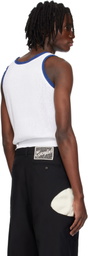 EGONlab White Knit Tank Top
