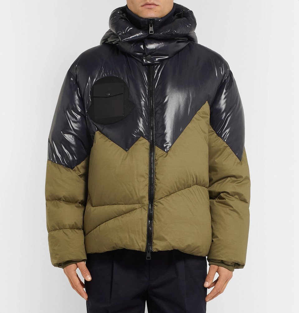 Moncler Genius - 2 Moncler 1952 Two-Tone Quilted Shell Hooded Down 