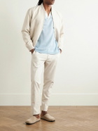 Onia - Johnny Two-Tone Cotton Polo Shirt - Blue
