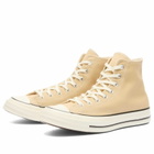 Converse Men's Chuck Taylor 1970s Hi Sneaker in Hay Day/Egret/Black