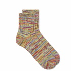Anonymous Ism 5 Color Mix Quarter Sock in Mint