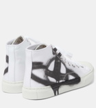 Vivienne Westwood Plimsoll printed high-top sneakers