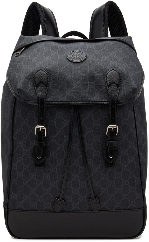 Photo: Gucci Black Interlocking G Backpack