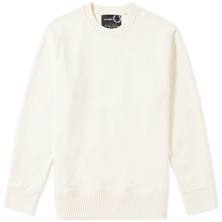 Photo: Fred Perry x Raf Simons Embroidered Logo Rib Sweater