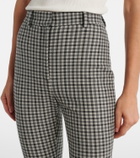 Acne Studios Checked wool-blend slim pants