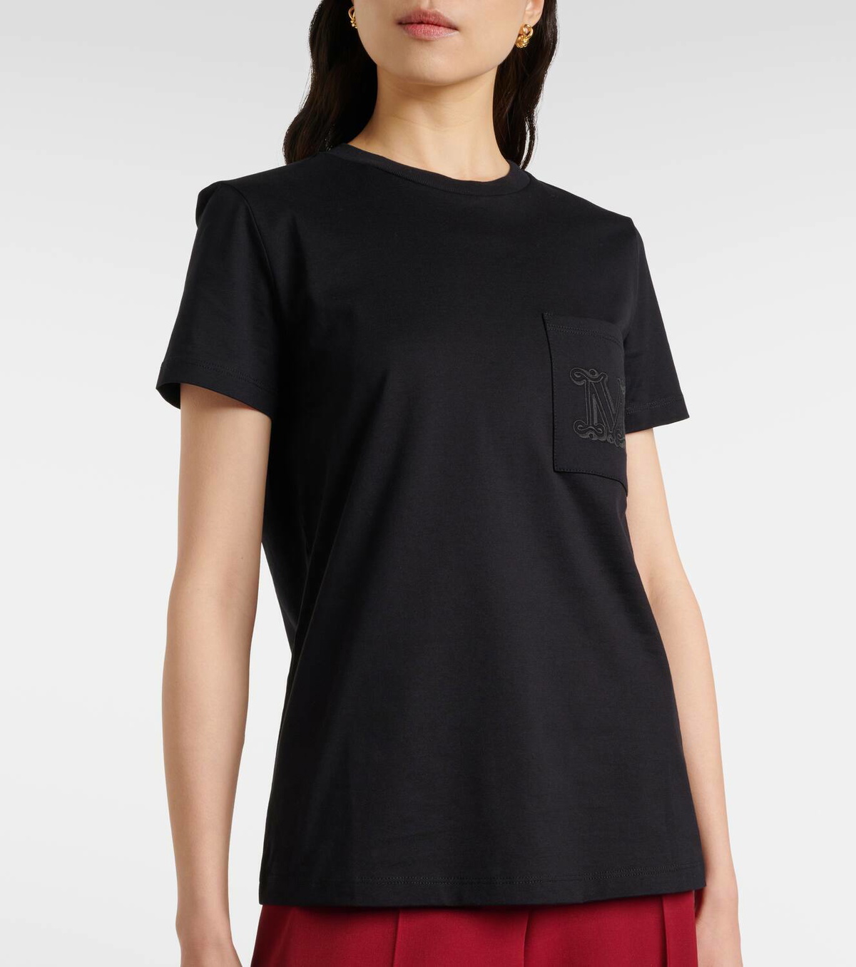 Max Mara Papaia logo cotton jersey T-shirt Max Mara