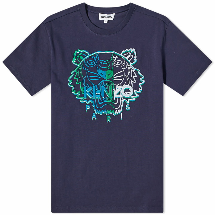 Photo: Kenzo Embroidered Seasonal 2 Tiger Relaxed Tee