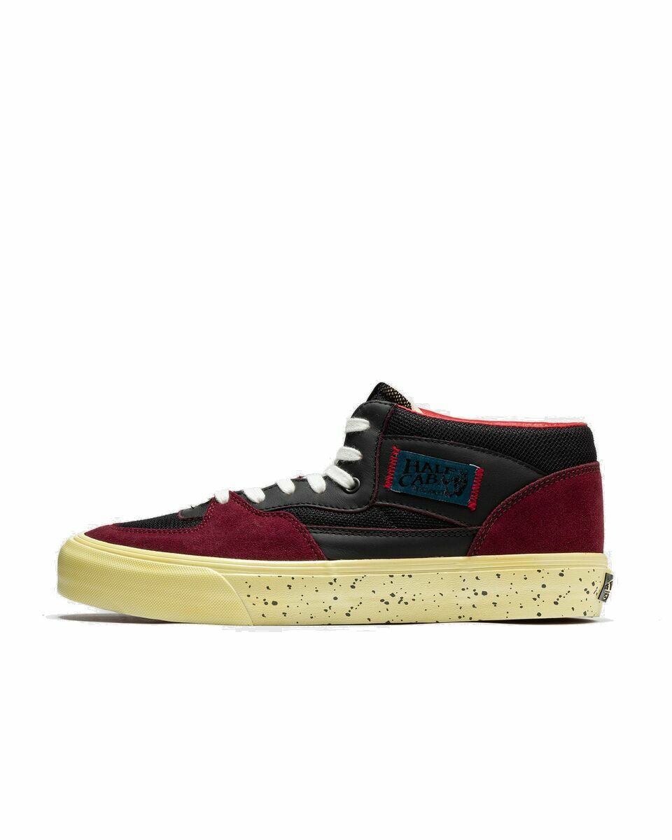 Photo: Vans Ua Half Cab Vlt Lx Black|Red - Mens - High & Midtop