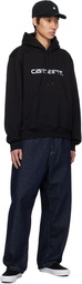 Carhartt Work In Progress Black 'Carhartt' Hoodie