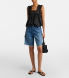 Citizens of Humanity Mia lace-trimmed top