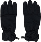 Stone Island Black Patch Gloves